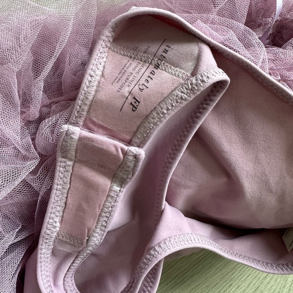 NWT FREE PEOPLE Big Love Dusty Rose Ballerina Bodysuit Spring Fling size XS Pink - Picture 6 of 7